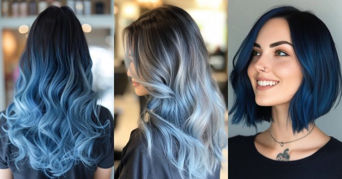 29 Beautiful Blue Ombre Colors and Styles