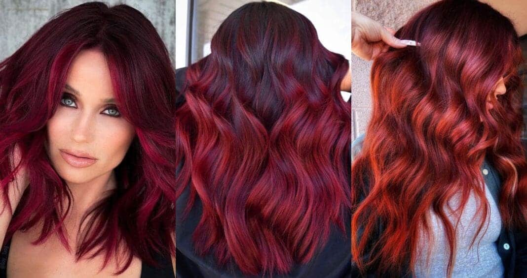 31 Exotic Dark Red Hair Colors