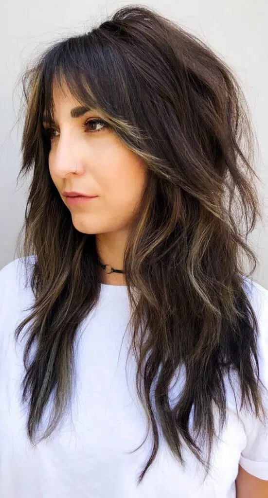 20 Long, Shaggy, Wispy Haircuts For A Cool Look