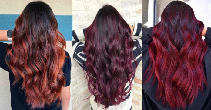 Red Balayage Hair Colors: 25 Hottest Examples for 2024