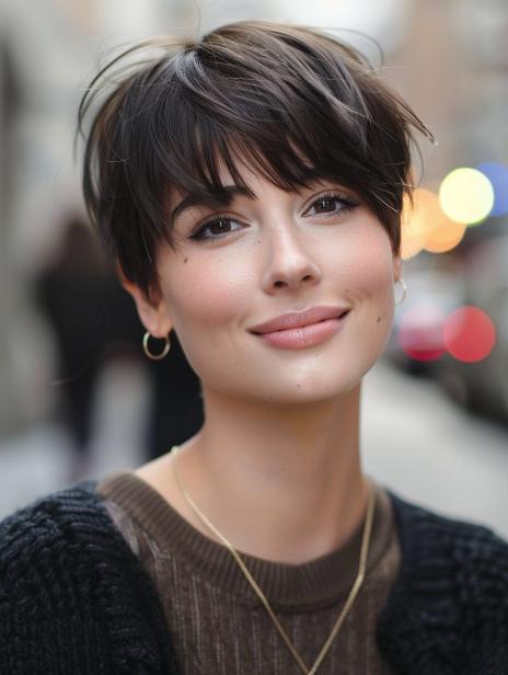 34 Face-Flattering Pixie Cuts with Bangs