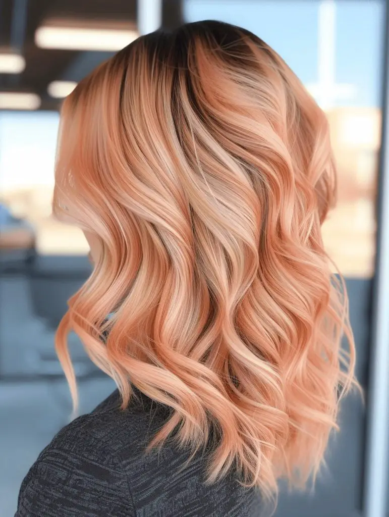 17 Sweet Strawberry Blonde Balayage Hair Color Ideas