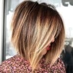 blonde-highlights-on-brown-short-hair