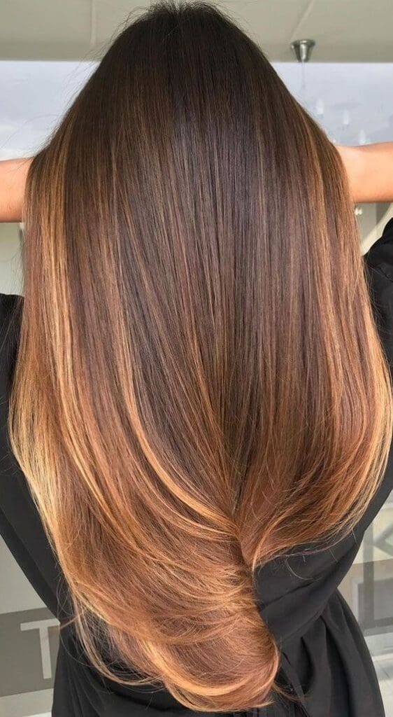 31 Stunning Caramel Highlights for Black and Dark Brown Hair