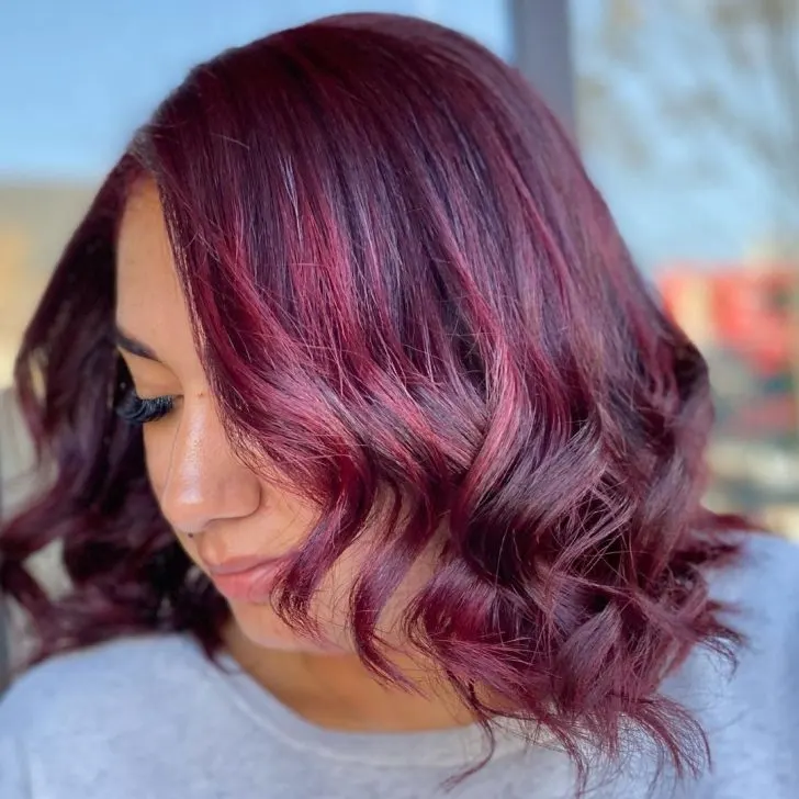 64 Yummy Burgundy Hair Color Ideas