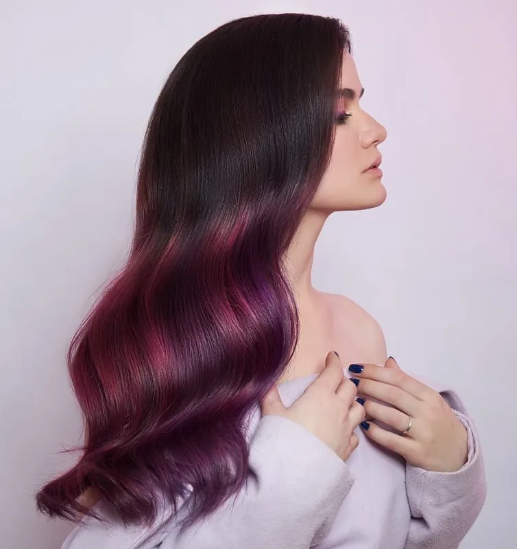 Plum Perfection: Discover the Beauty of Plum Hair in 51 Different Styles