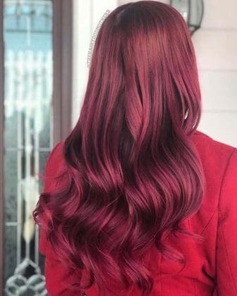 41 Amazing Dark Red Hair Color Ideas 2024