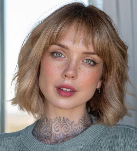 31 Chic Bob Hairstyles with Bangs