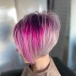 short-pink-red-bob-hair-style