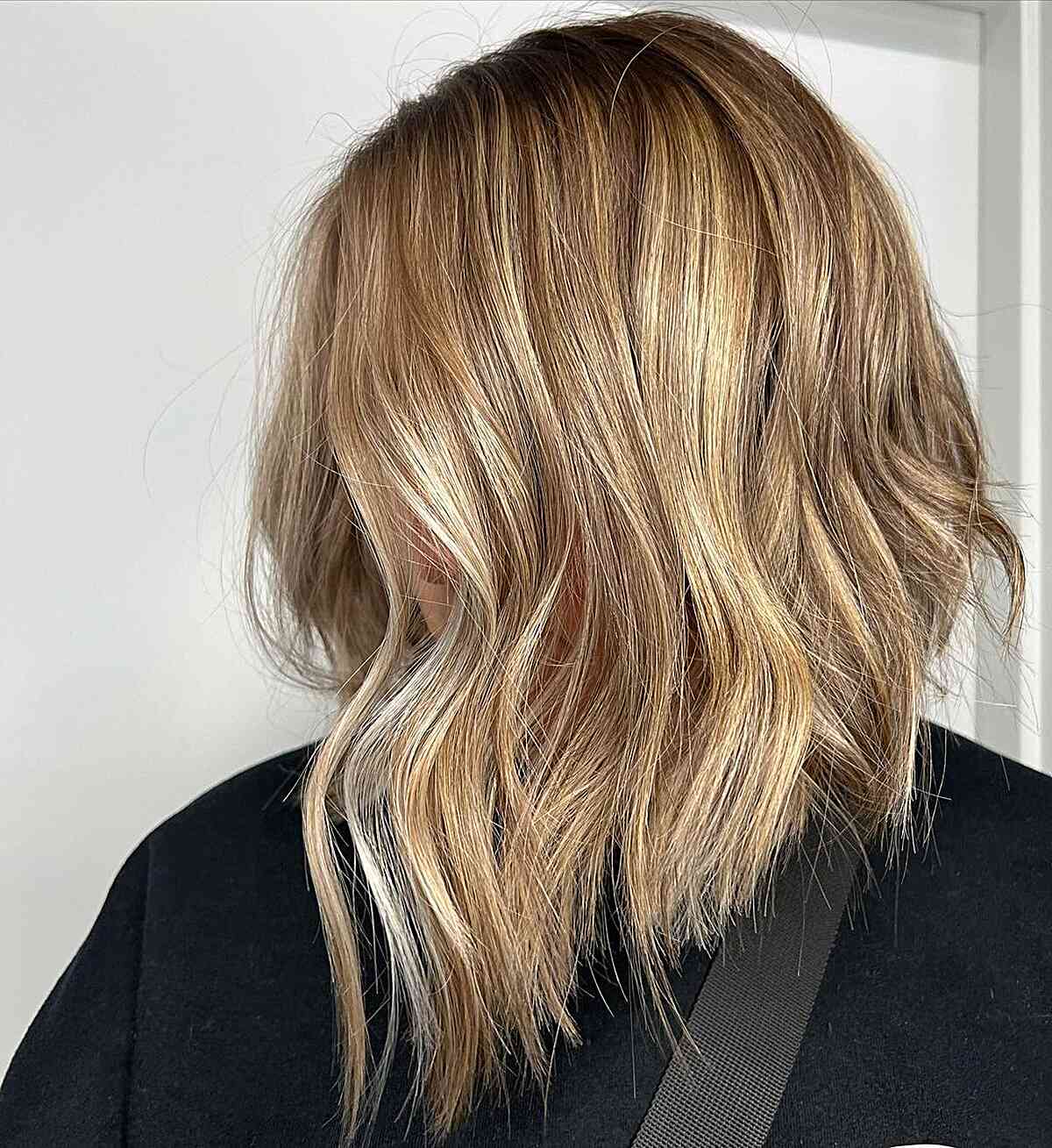 Dashing Long Bob with Layers