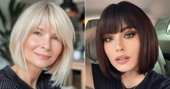 21 Trendiest Long Bob with Bangs Hairstyles for 2024