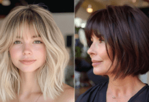 24 Modern Layered Bob with Bangs to Embrace in 2024