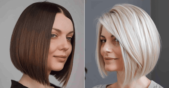 25 Chic Angled Bob Haircuts for Every Face Shape and Hair Type