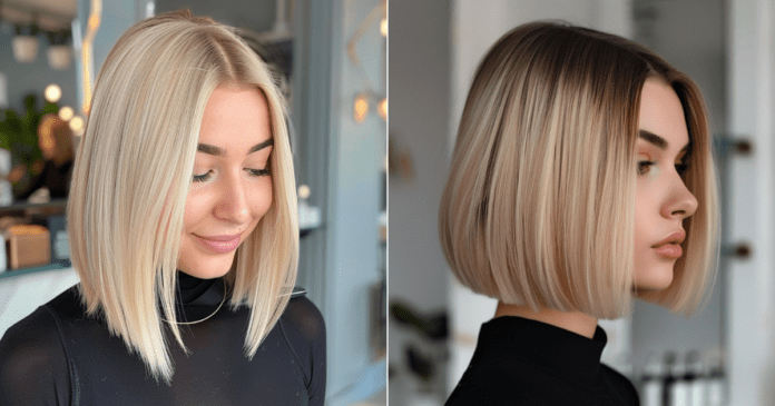 28 Sleek One-Length Bob Haircuts for Timeless Style