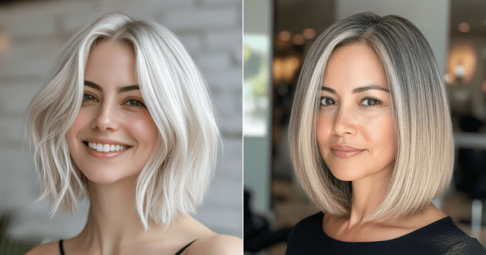 Top 19 Blonde Bob Hairstyles & Lobs to Try in 2024