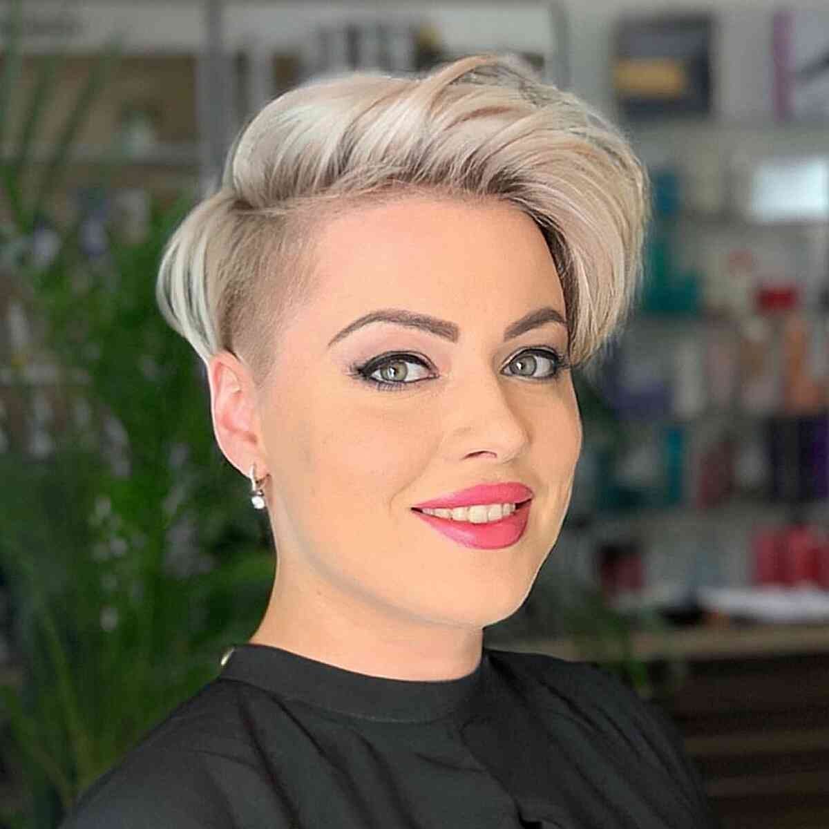 Asymmetrical Pixie Undercuts