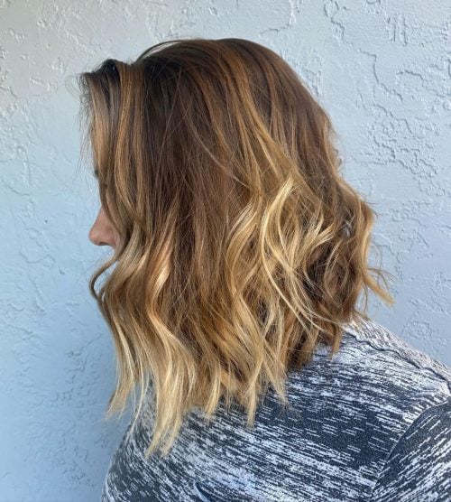 Beautiful Medium-Length Wavy Bob