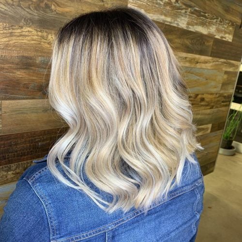 Dirty Blonde Lob