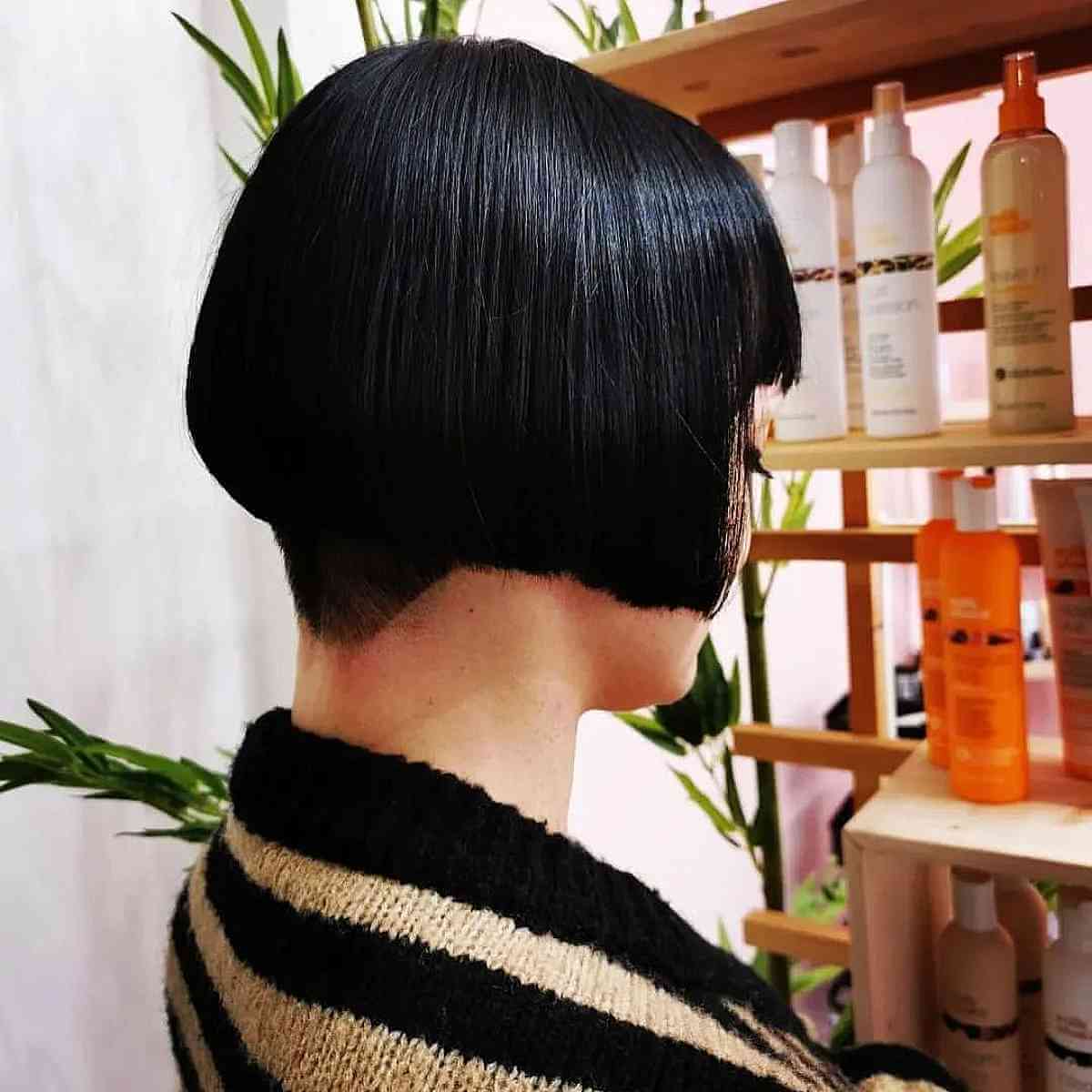 Ear-Length Cut with Buzzed Nape