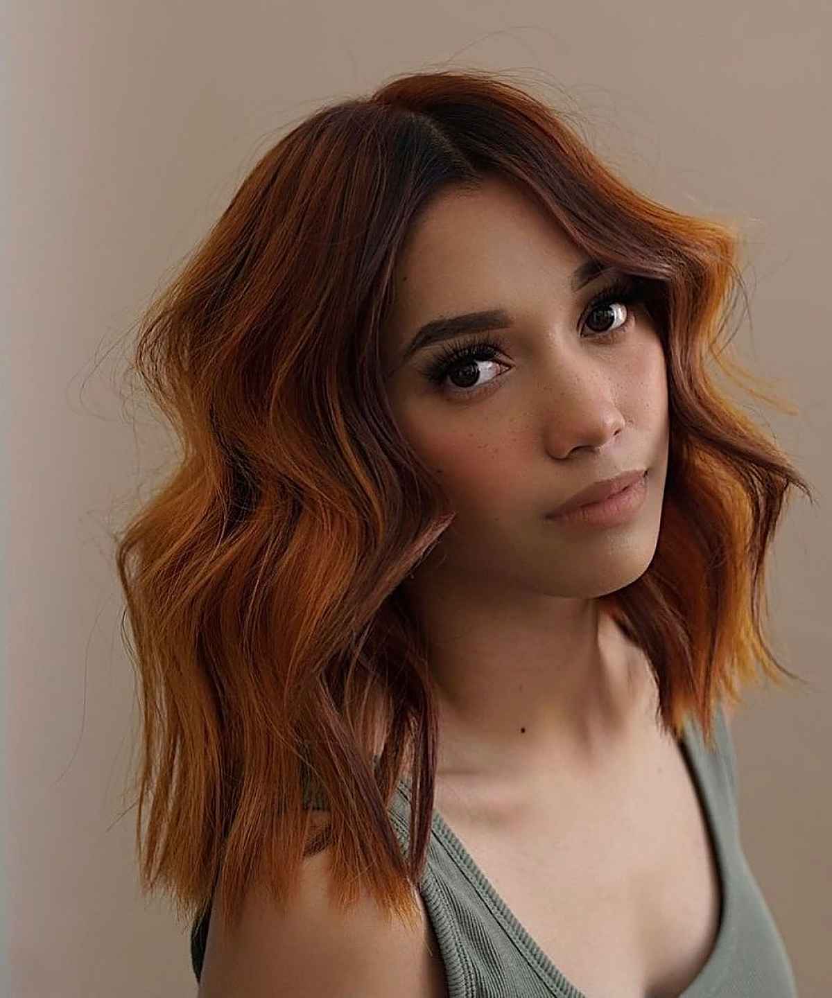 fantastic long bob with natural-looking waves