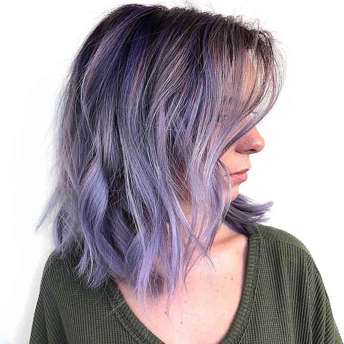 Fresh Lob with Metallic Undertones