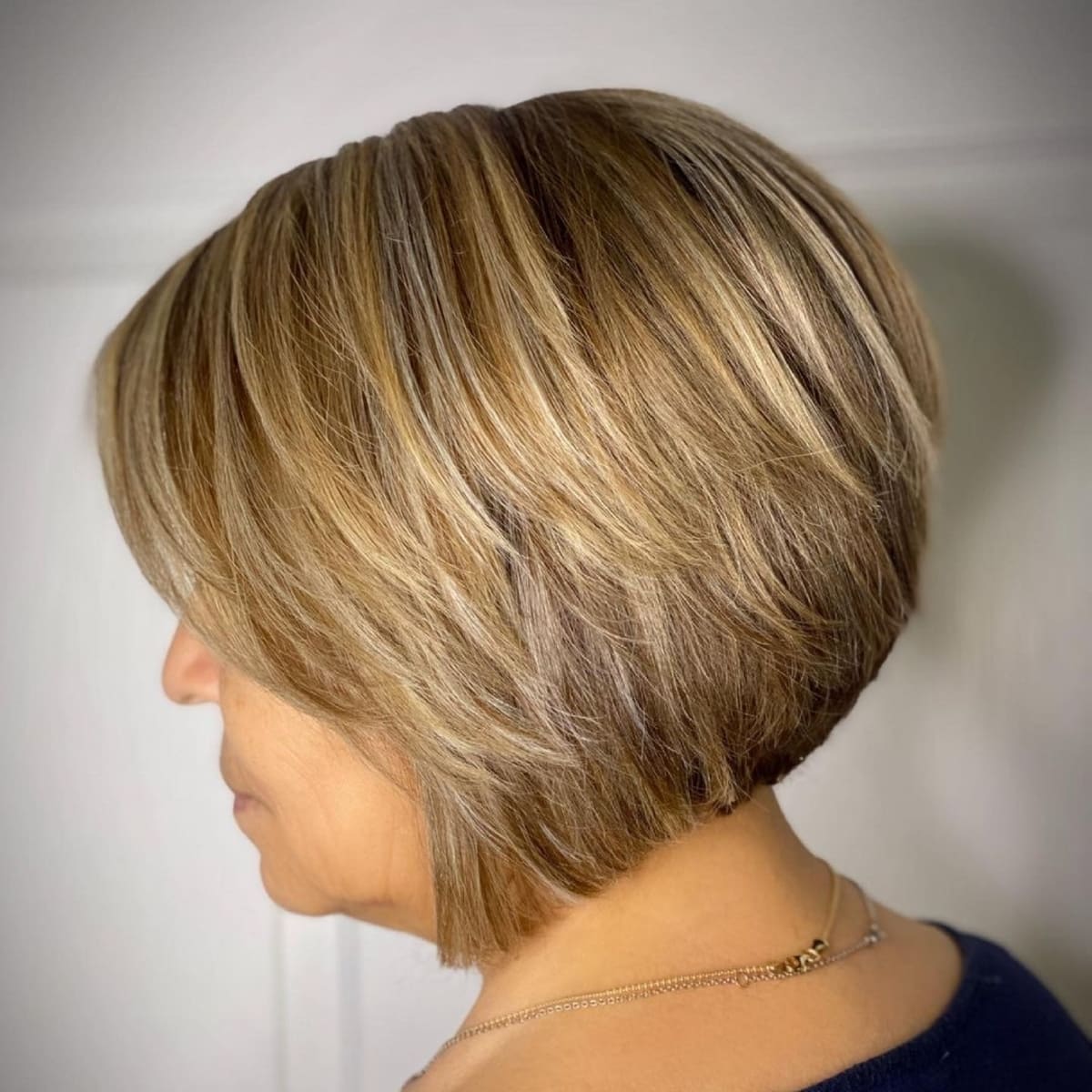 Graduated bob for women over 50