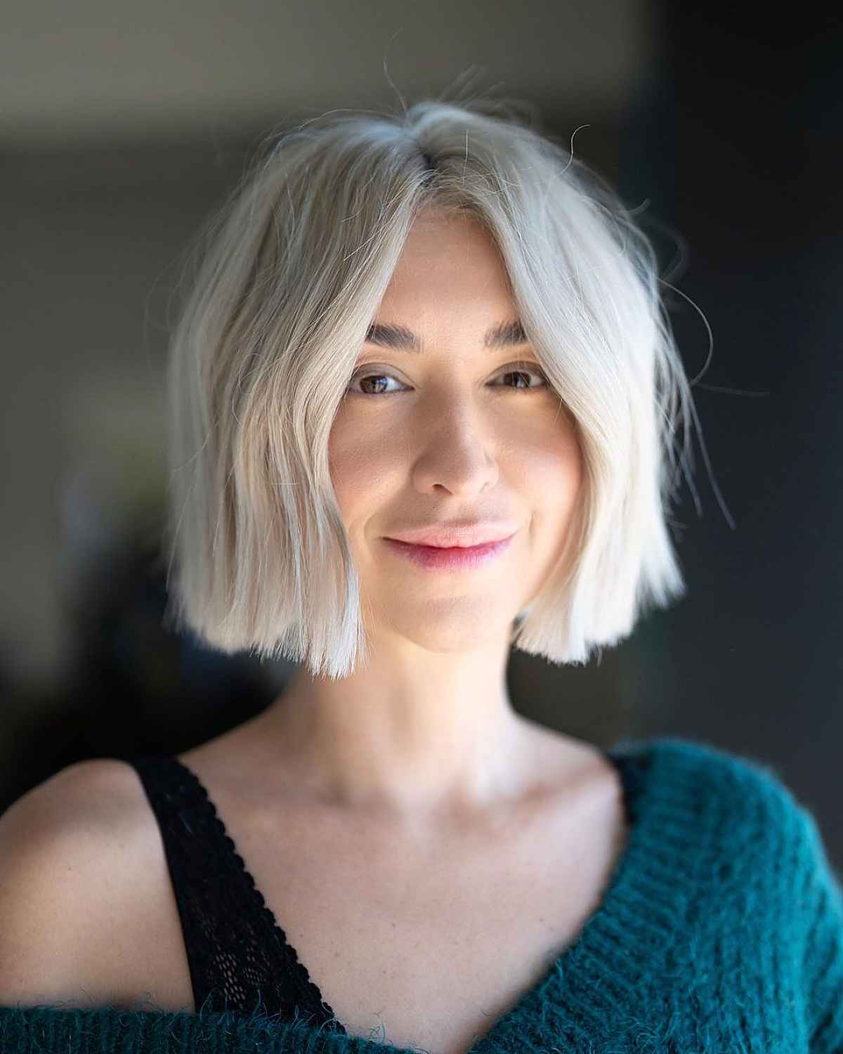 Inspiring Blunt Cut Layered Bob