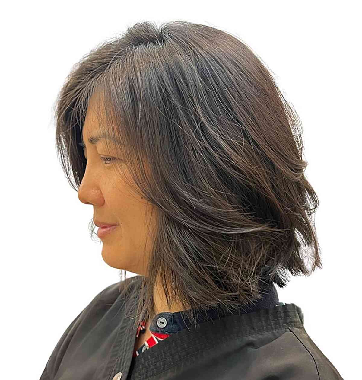 Medium Layered Italian Bob Haircut