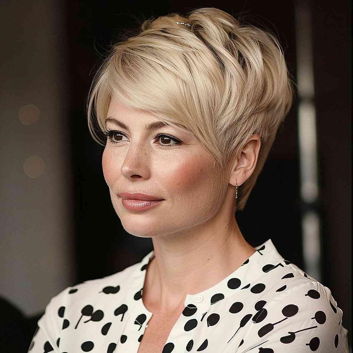 Michelle Williams pixie haircut