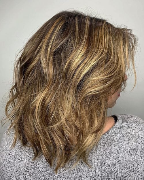 Modern Long Wavy Bob