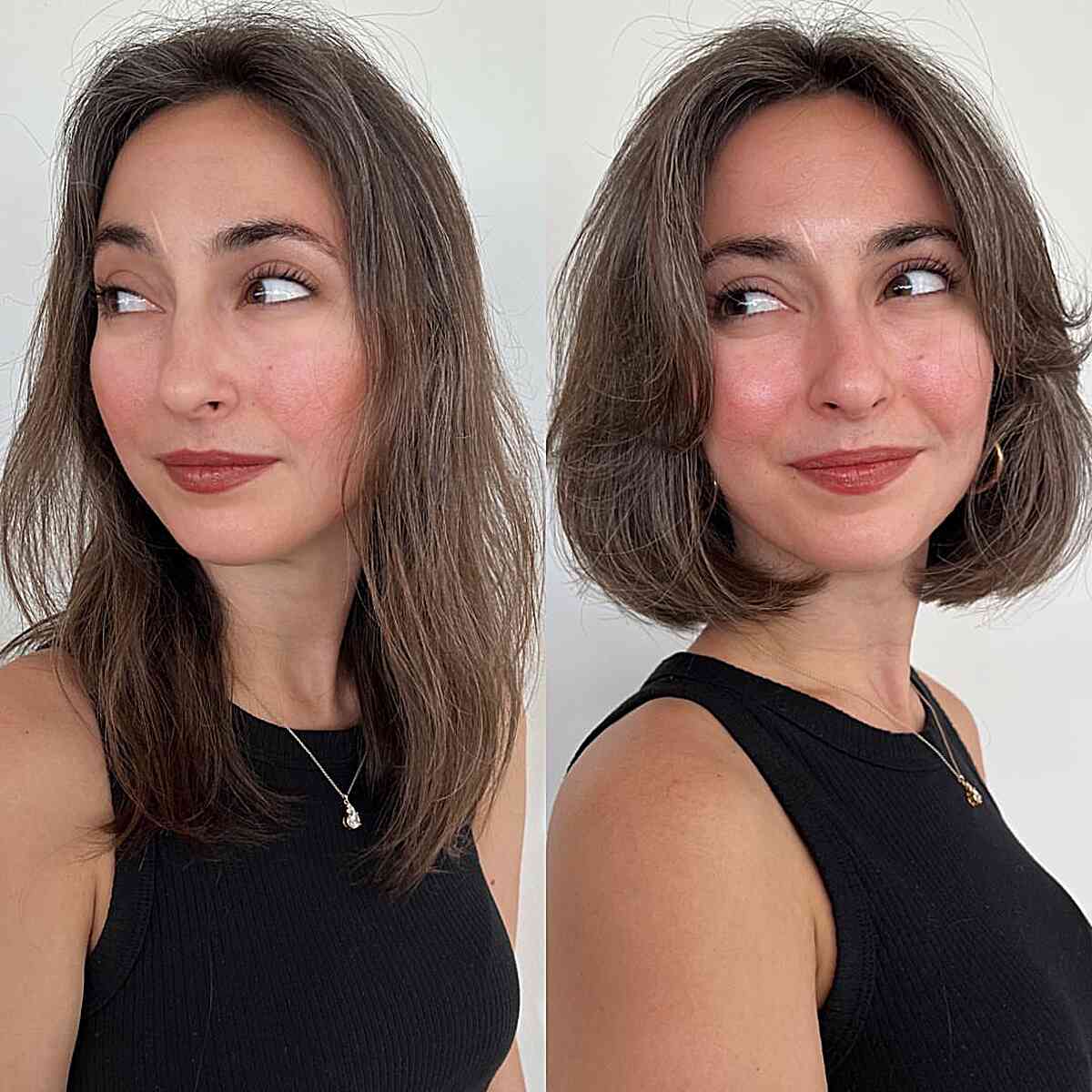 Corte Bob de forma perfecta para cabello fino y chicas de 30 años