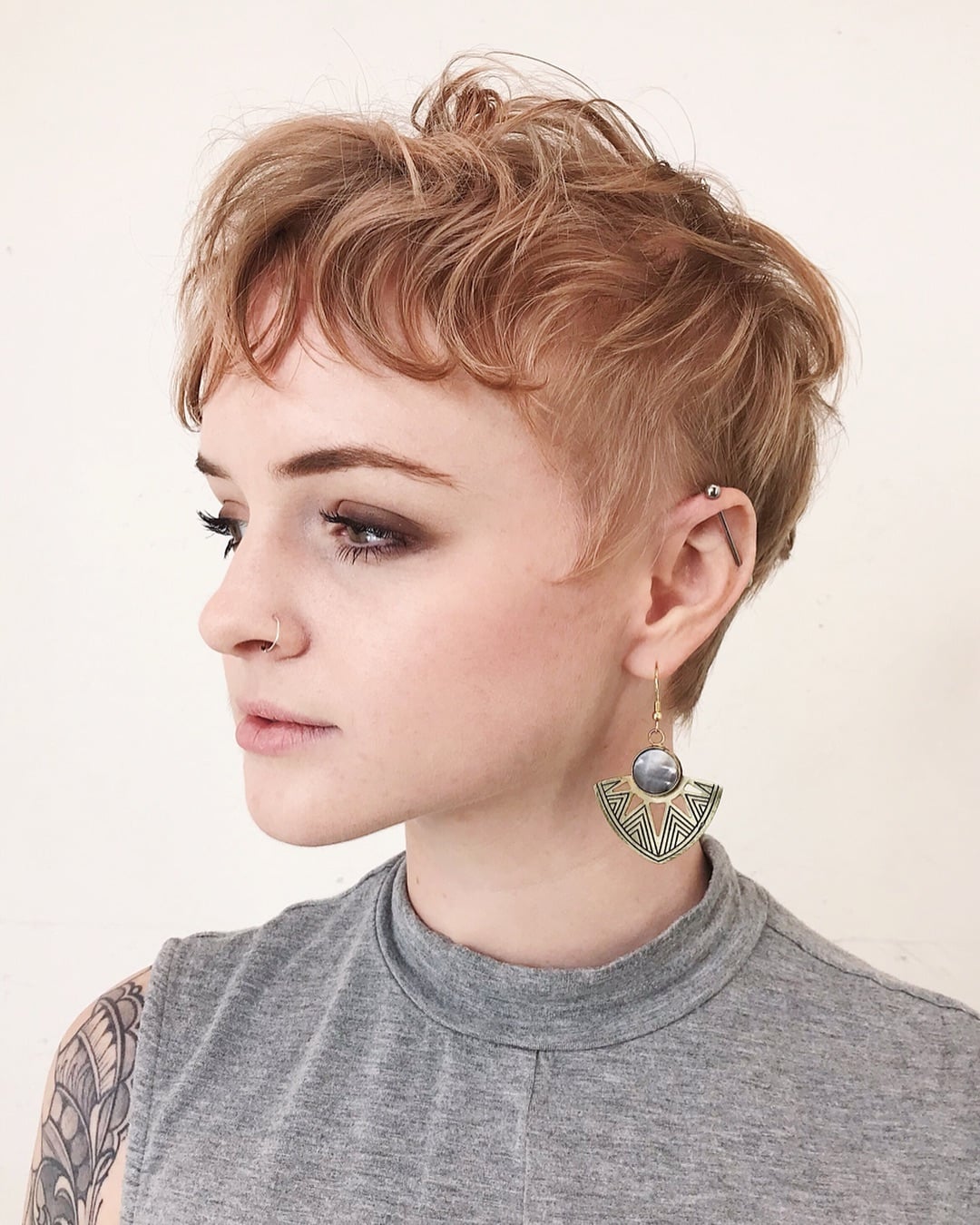 Pixie cut for thin curly hair