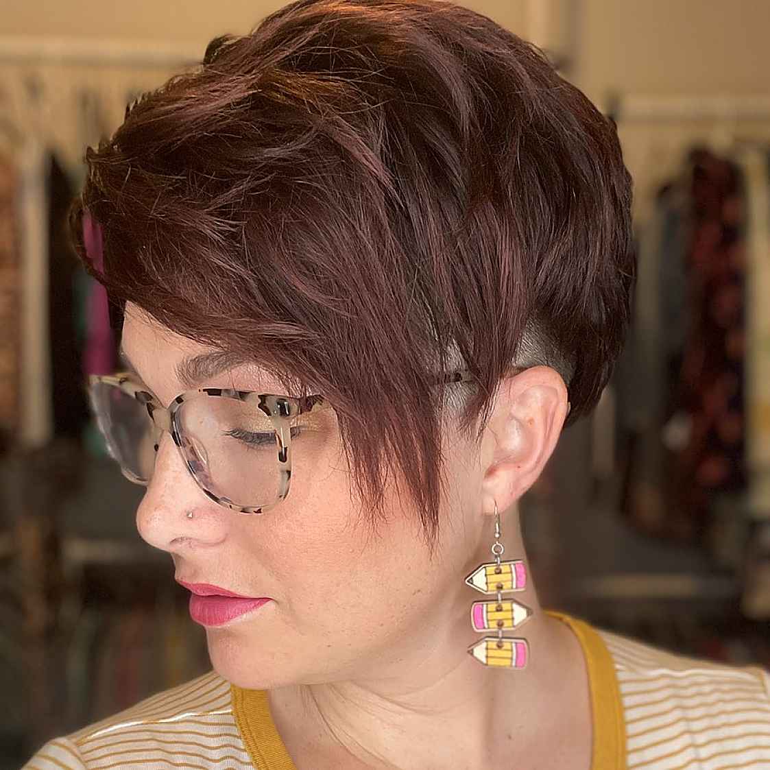 shaved undercut pixie