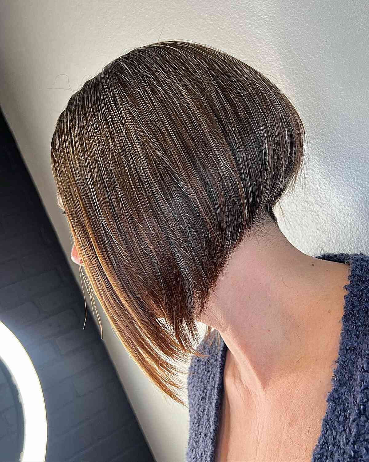 Short A-Line Haircut With Undercut