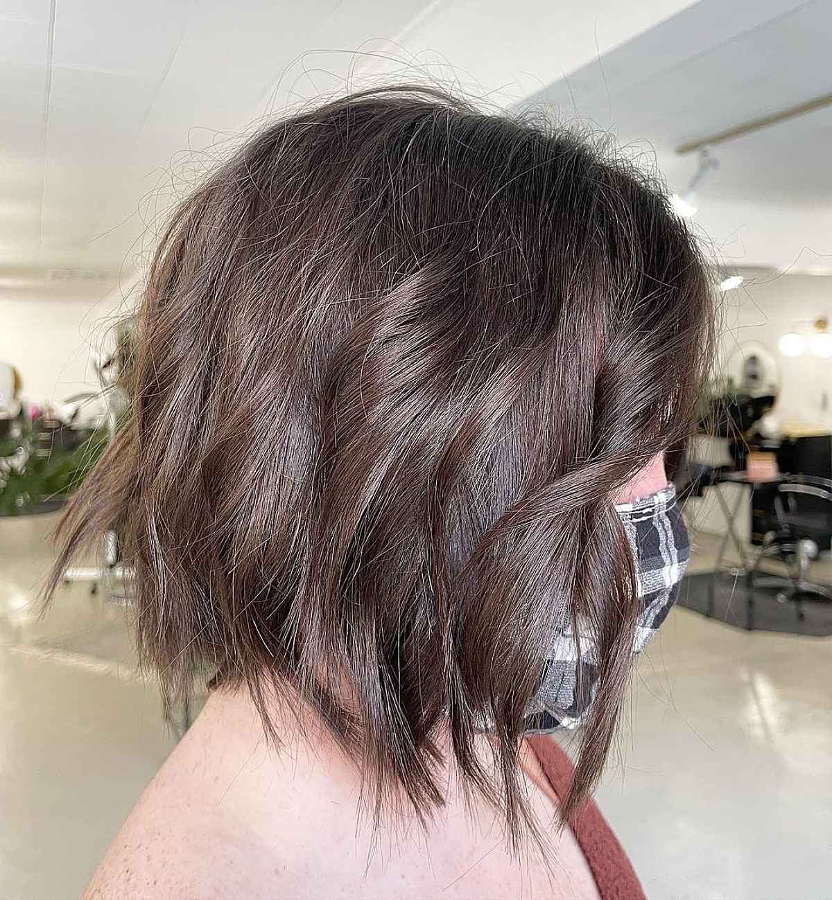 Short Textured Bob for Fine Hair