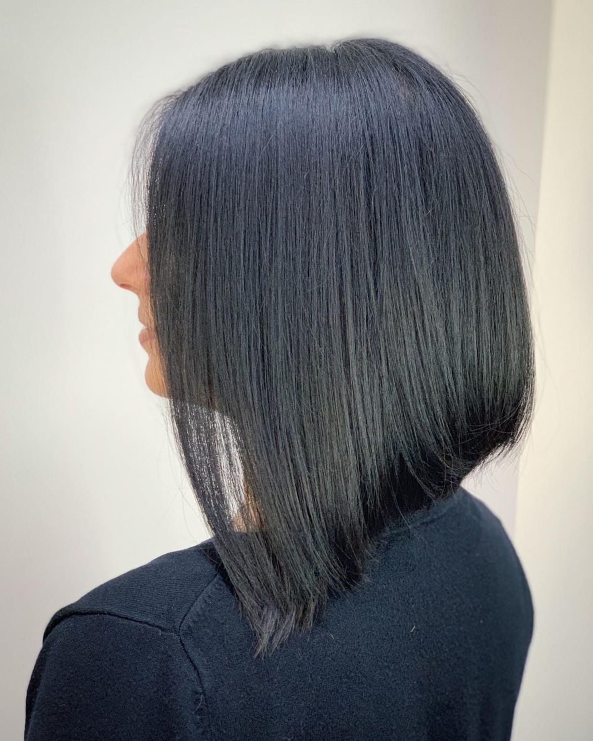 Shoulder-Length Stacked Bob