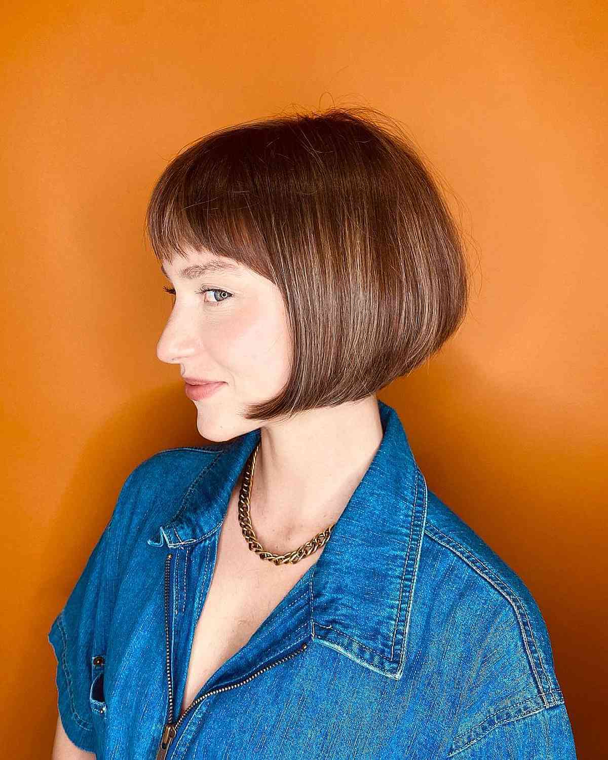 Sleek French Bob for Straight Hair