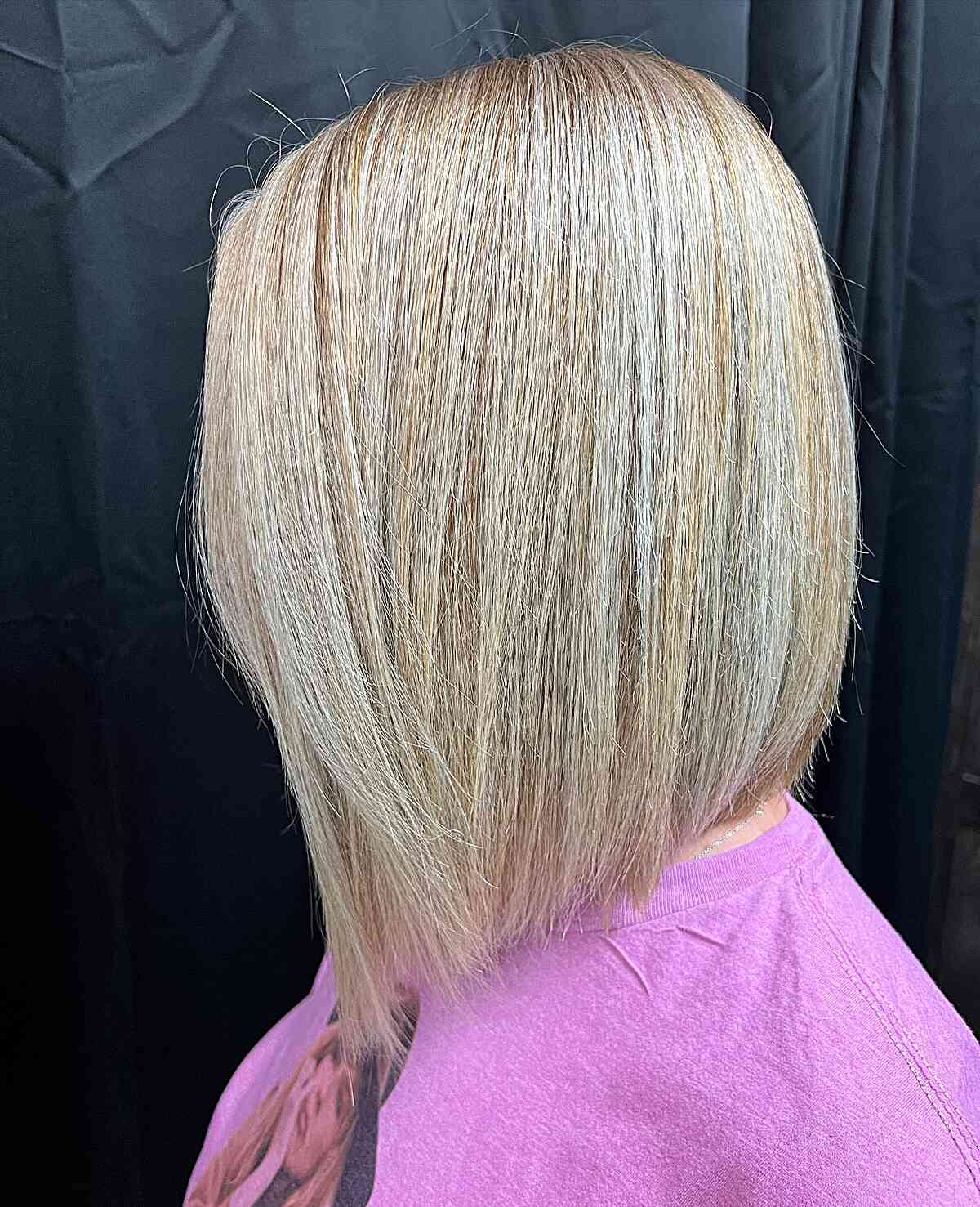 Slightly Angled Lob Cut