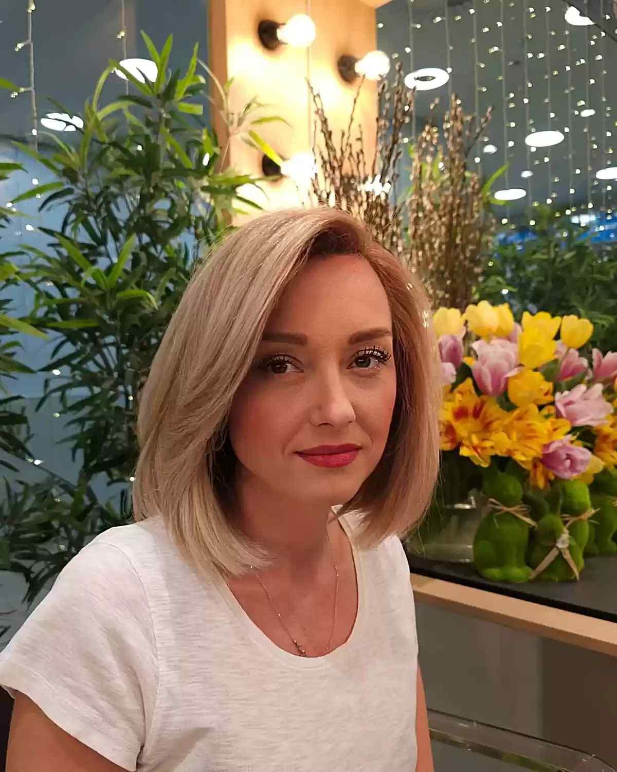 Soft Italian Bob Hairstyle