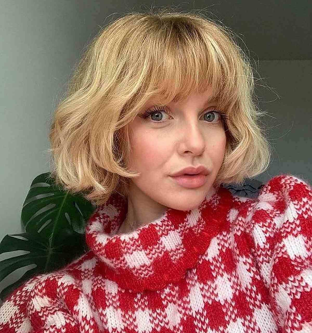 Soft Tousled French Bob