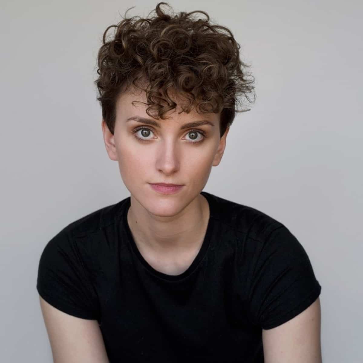 Super Short and Curly Pixie