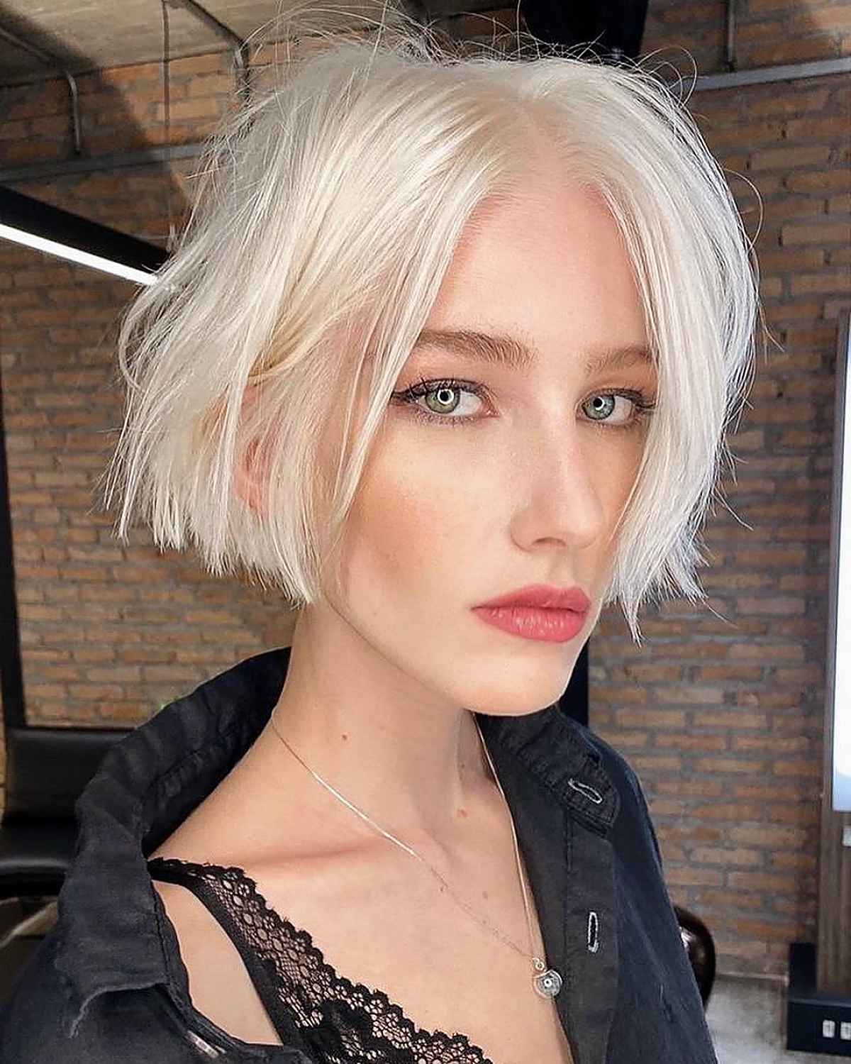 Tousled Bob for Fine Hair