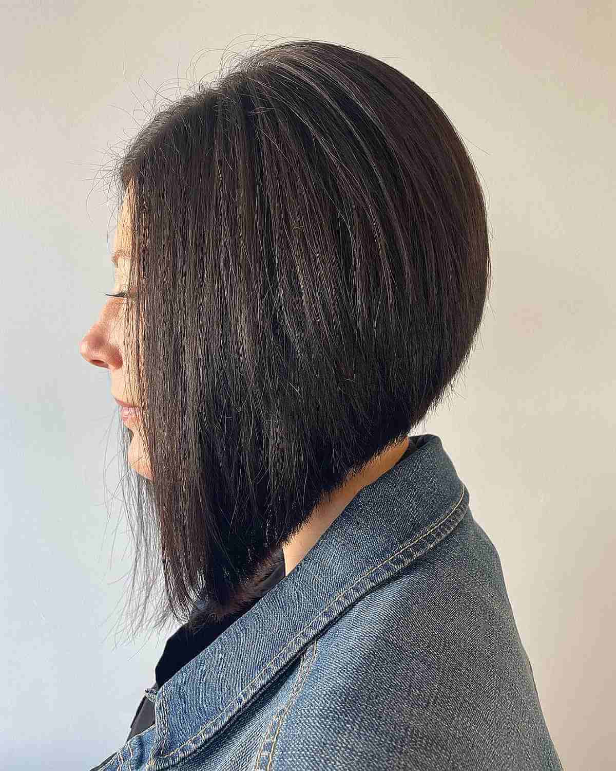 Trendy Graduated layered Lob Haircut