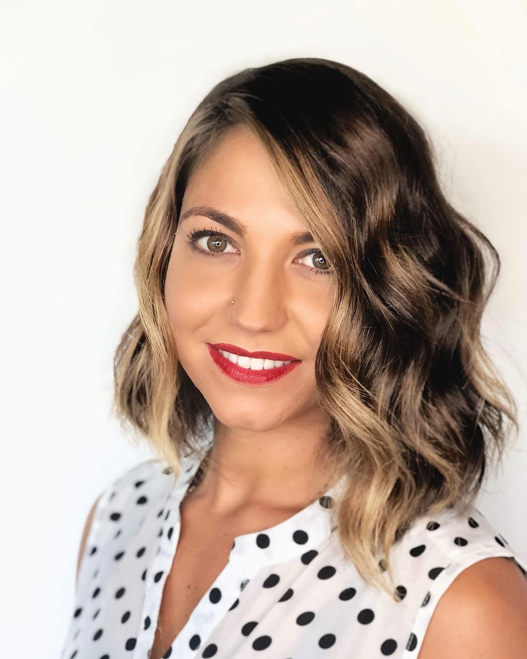 Wavy Asymmetrical Bob