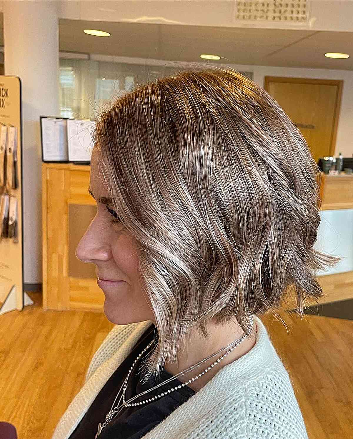 Wavy Italian Bob Hairstyle