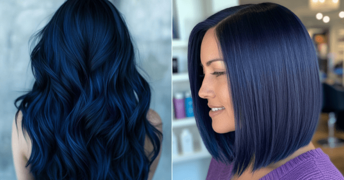 18 Bold Midnight Blue Hair Colors to Try This Year