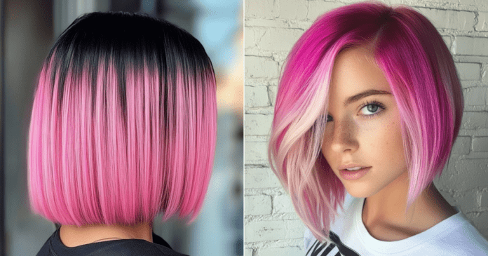 23 Cute Pink Ombré Hair Ideas to Try in 2024