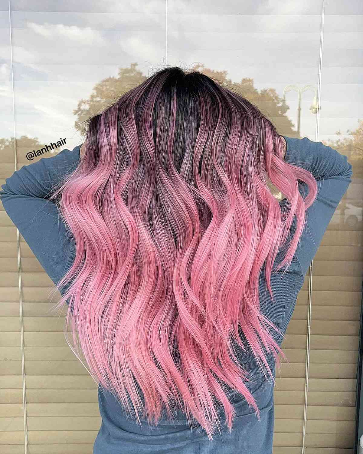 Air Touch Light Pink Balayage