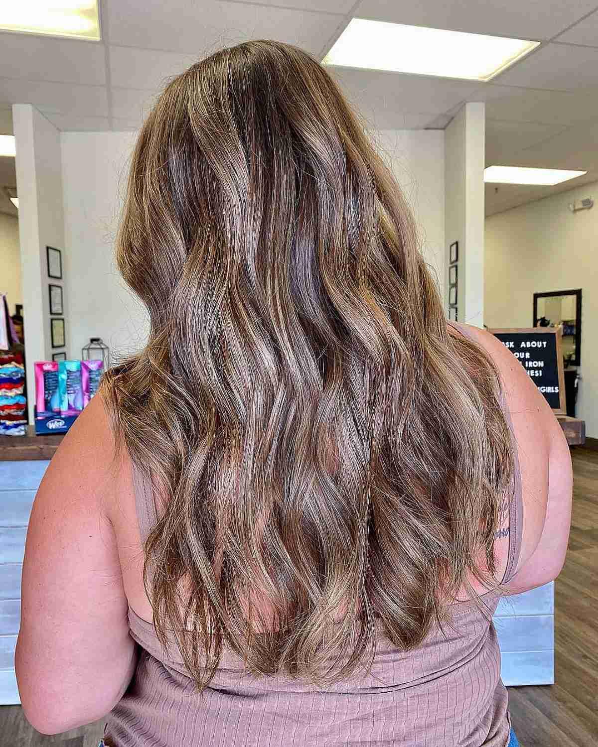 Ash Bronde Reverse Balayage Highlights