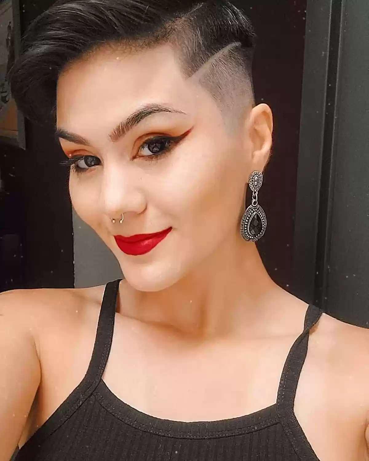 Asymmetrical Pixie Undercut